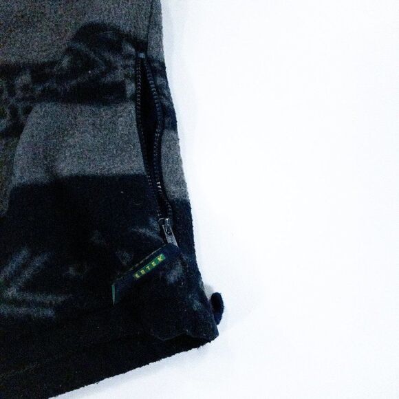 Eddie Bauer Ebtek Fleece Jacket Mens XS 1/4 Zip Pullover Blue Gray Sweater - Picture 5 of 12